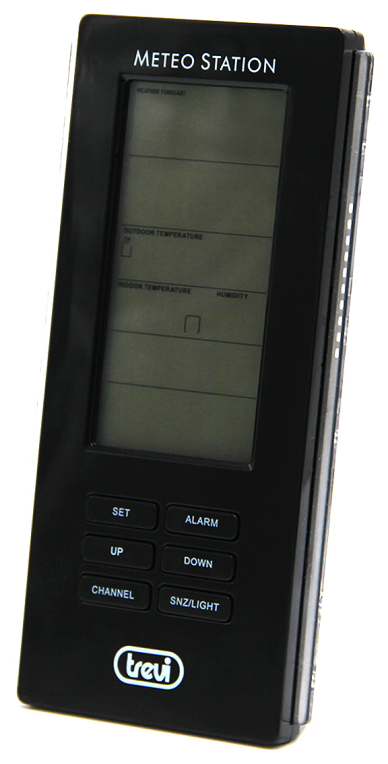 ESTACION METEOROLOGICA TREVI ME 3108 RC SENSOR EXTERNO NEGRO - detalle