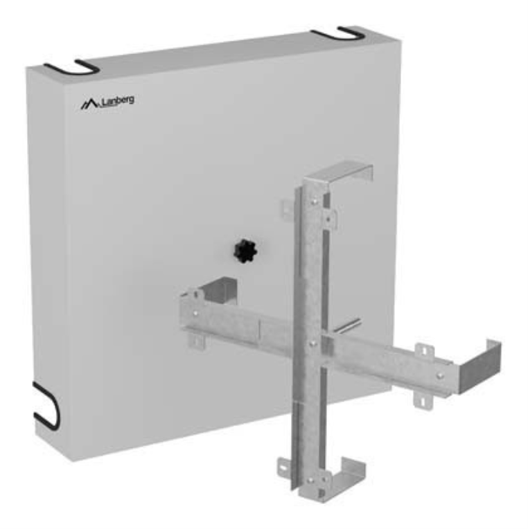 Lanberg AK-3155-S organizador de cables Pared Gris 1 pieza(s)