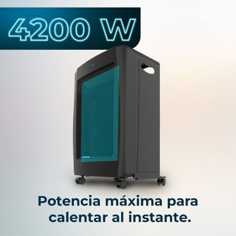 ESTUFA DE GAS CECOTEC READYWARM 4200 BLUEFLAME FOLDABLE - detalle