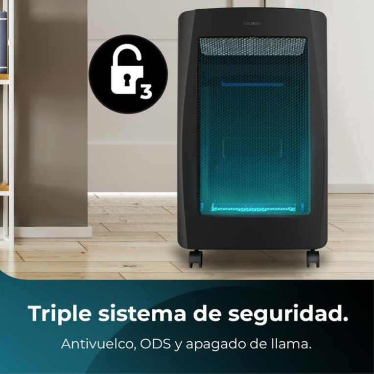 ESTUFA DE GAS CECOTEC READYWARM 4200 BLUEFLAME FOLDABLE - detalle