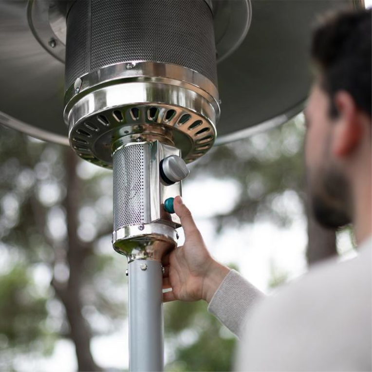 ESTUFA DE GAS CECOTEC READYWARM 8800 OUTDOOR MICROCLIMATE - detalle