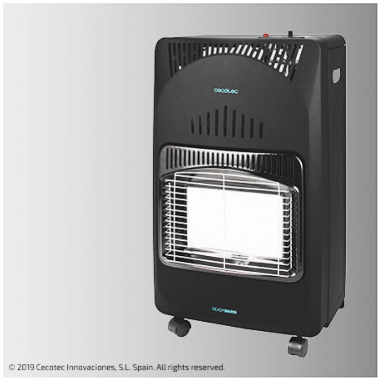 ESTUFA DE GAS PLEGABLE CECOTEC READY WARM 4000 SLIM FOLD V - detalle