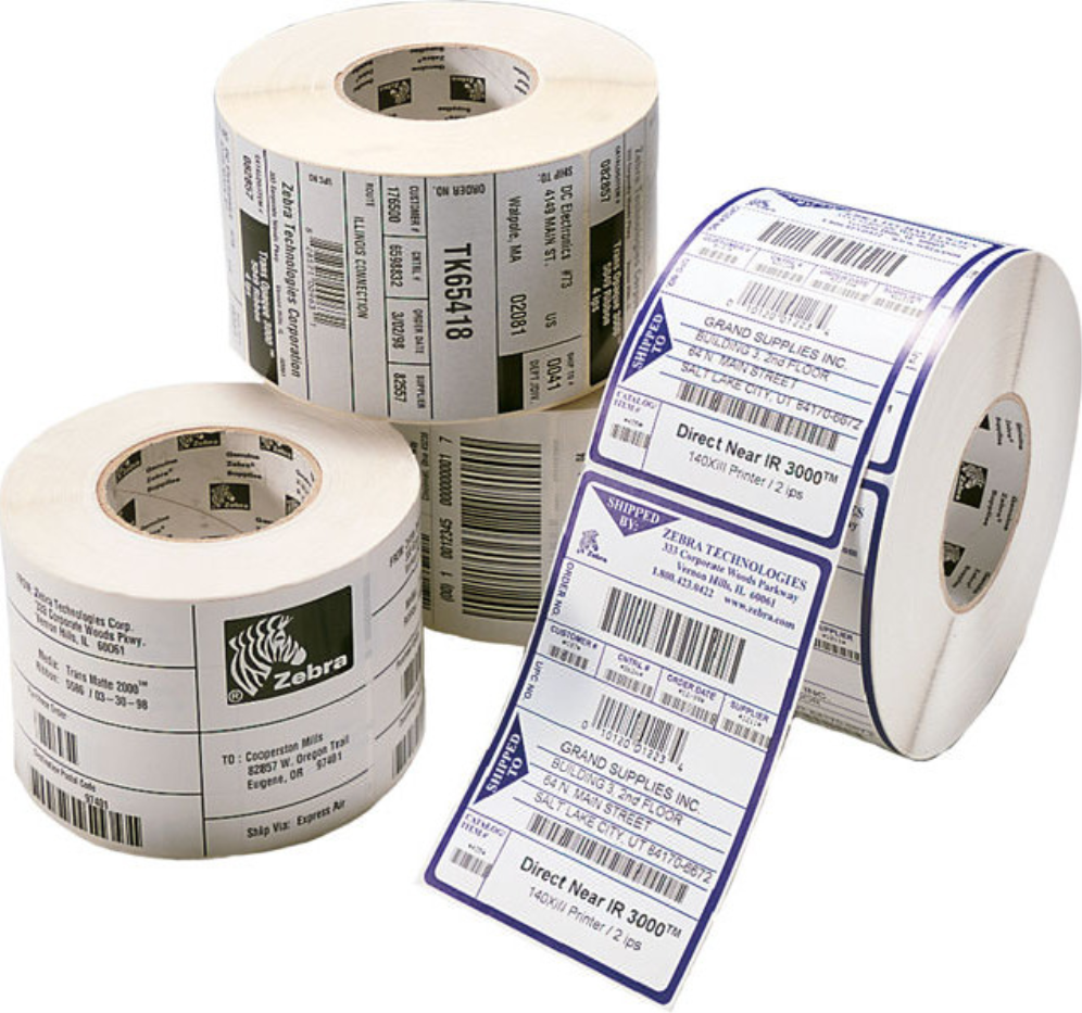 ETIQUETA IMPRESORA ZEBRA TRANS Térmica, Z-Select 2000T, 57 x 32mm - detalle