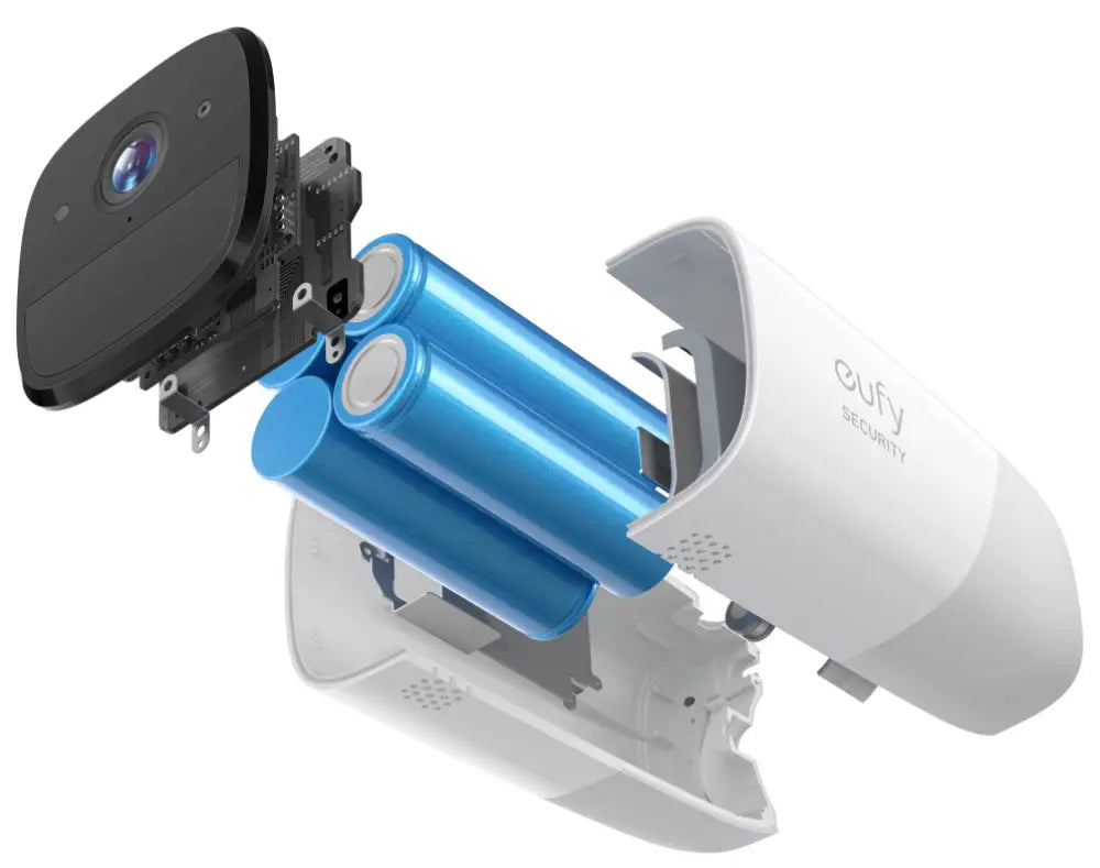 Eufy Camaras de Vigilancia eufyCam 2 Pro. 2K Cámara IP Exterior. 365 días de batería. Compatible con HomeKit. protección IP67. visión Nocturna. Juego de 2 cámaras. sin Tarifa mensual - detalle