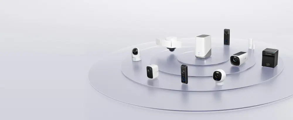 Eufy Kit de 2 cámaras eufyCam 3 de Security. cámara de seguridad 4K con panel solar integrado. IA de reconocimiento facial. cámara de seguridad con almacenamiento local ampliable. cámara exterior con energía constante. foco y visión nocturna en color - de