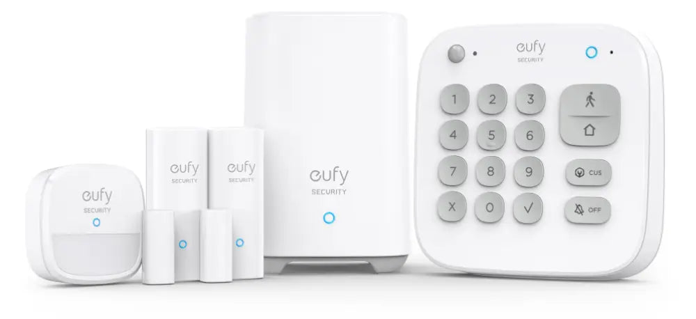 Sistema de seguridad inteligente Eufy con cerradura, sensores de movimiento y alarma para el hogar, compatible con EufyCam.