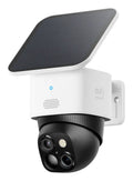 Eufy SoloCam S340. cámara solar de seguridad. cámara exterior inalámbrica. vigilancia de 360°. sin puntos ciegos. Wi - F