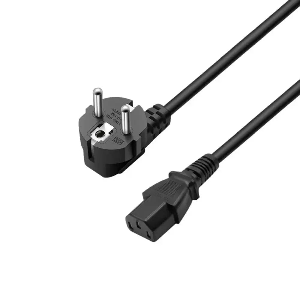 Cable de alimentación EWENT de 1,8 m, IEC320 a C13, para accesorios de PC, con conector robusto y de alta calidad.