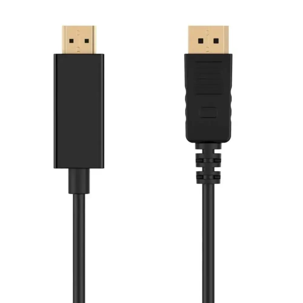 Cable DisplayPort a HDMI EWENT, 1 metro, para conectar dispositivos de imagen y sonido con alta calidad.