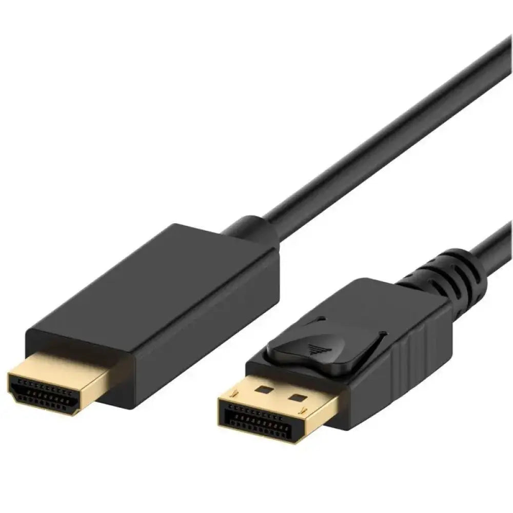 Cable DisplayPort a HDMI EWENT de 1 metro, conector de imagen y sonido para transmisión de alta calidad.