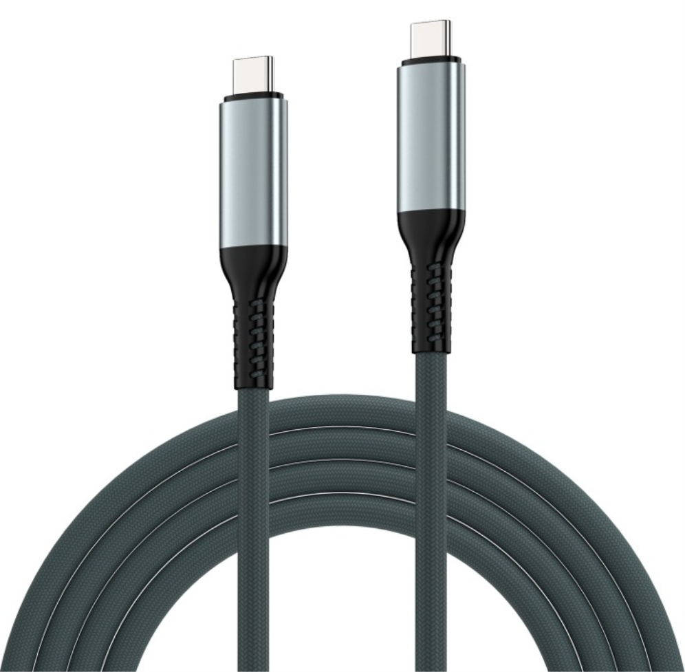 EWENT CABLE USB 4 GEN 3 TIPO C MACHO A MACHO, FABRIC, 1M