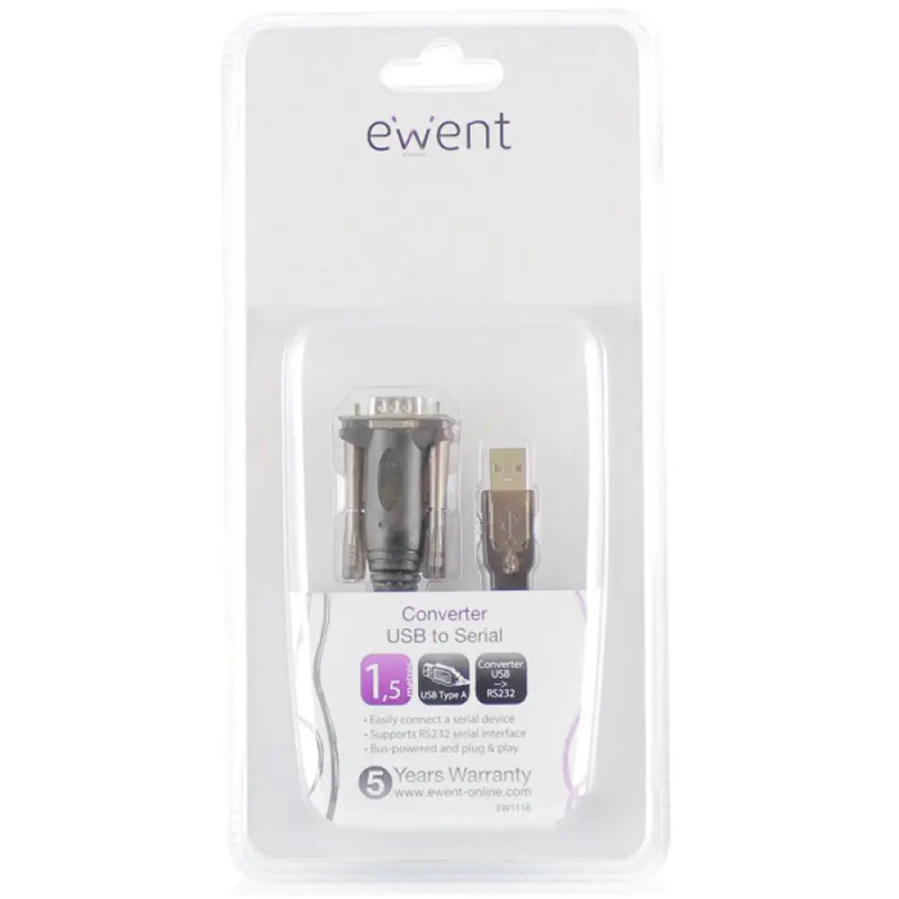 Ewent Cable USB a Serie - detalle