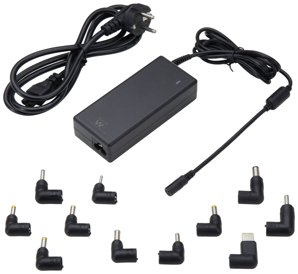 EWENT CARGADOR AUTOMATICO UNIVERSAL NOTEBOOK 90W CON 11 PUNTAS
