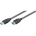 Ewent EC1007 cable USB 1 m USB 3.2 Gen 1 (3.1 Gen 1) USB A Negro