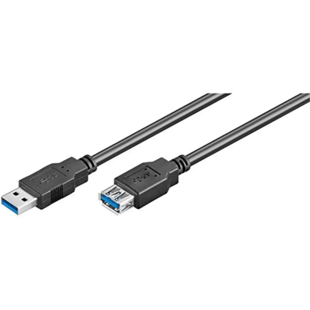Ewent EC1007 cable USB 1 m USB 3.2 Gen 1 (3.1 Gen 1) USB A Negro - detalle