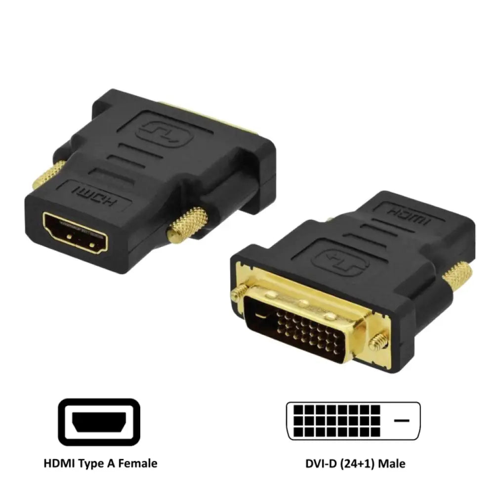 Ewent EC1371 cambiador de género para cable DVI-D 24+1 HDMI Negro - detalle