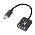 Tarjeta de audio USB Ewent EC1645, dispositivo compacto para mejorar sonido en computadoras y laptops.