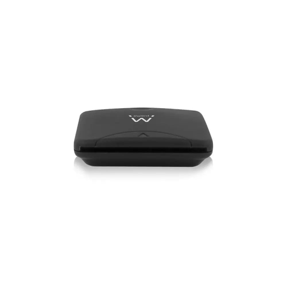 Lector de tarjeta inteligente EWENT EW1052 USB 2.0 negro para tarjetas de identificación y seguridad.