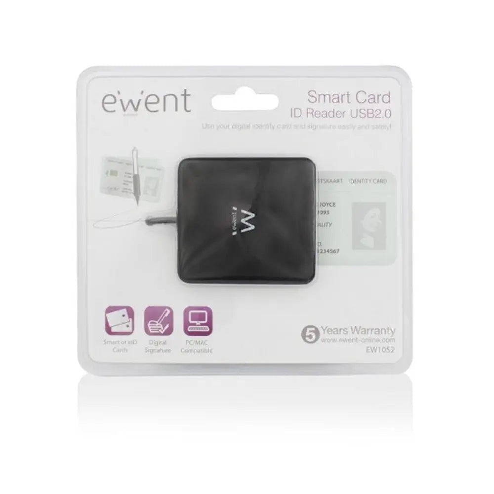 EWENT EW1052 Lector Tarjetas USB2 DNI/Sanitaria - detalle