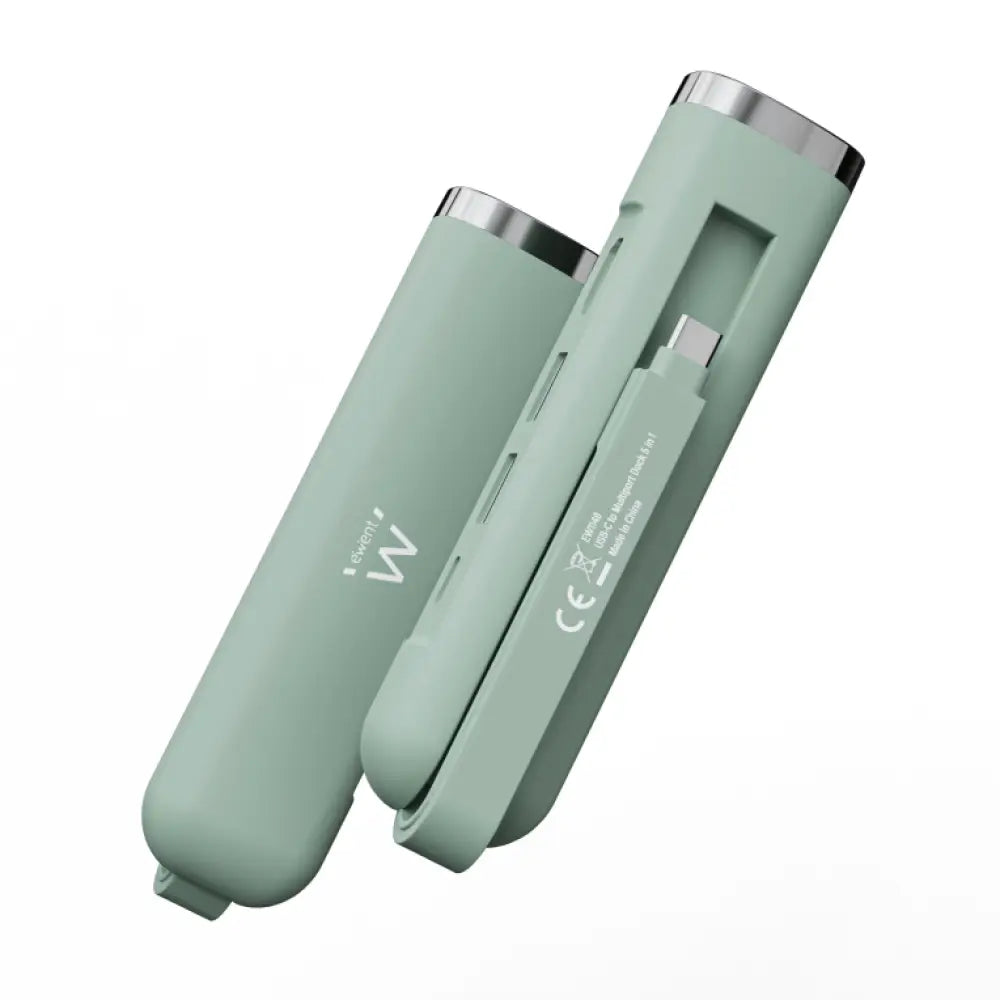 Ewent EW1148 base para portátil y replicador de puertos Alámbrico USB 3.2 Gen 1 (3.1 Gen 1) Type-C Verde - detalle