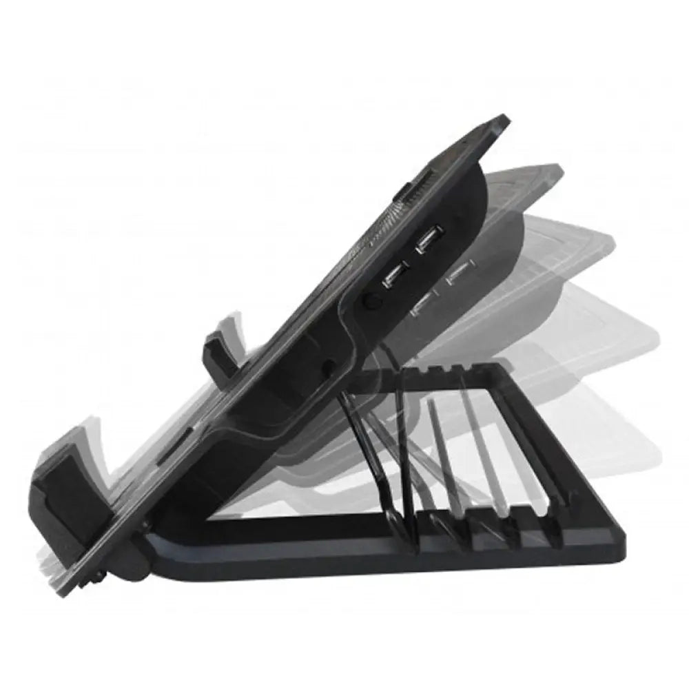 EWENT EW1258 Soporte Ventilador Portatil 17"+2 USB - detalle