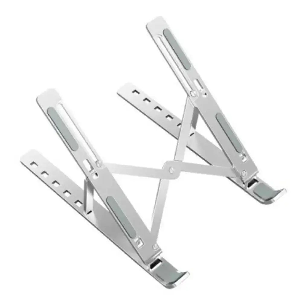 Soporte portátil de viaje EWENT EW1266 de aluminio, resistente y portátil para laptops en accesorios y cables.
