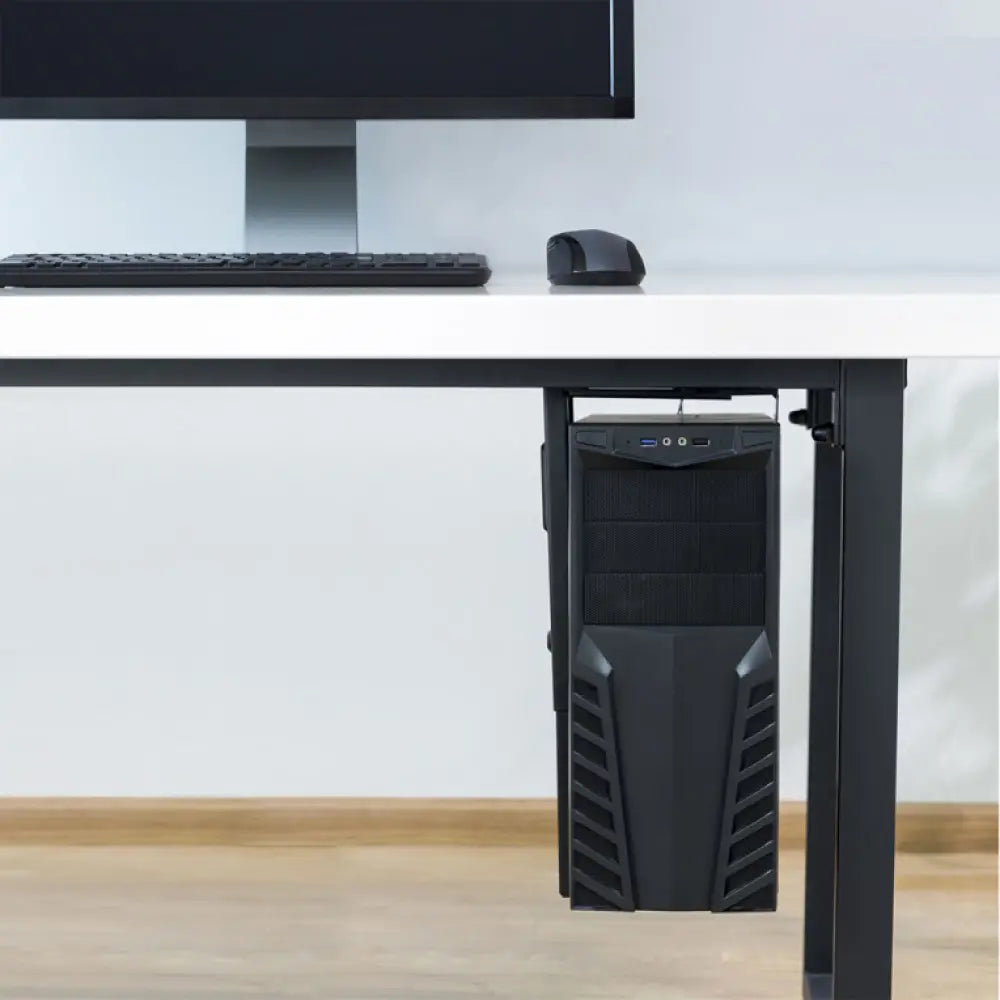 Ewent EW1293 soporte de CPU Soporte para instalación de CPU bajo mesa Negro - detalle