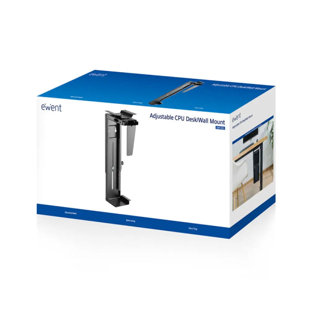 Ewent EW1293 soporte de CPU Soporte para instalación de CPU bajo mesa Negro - detalle
