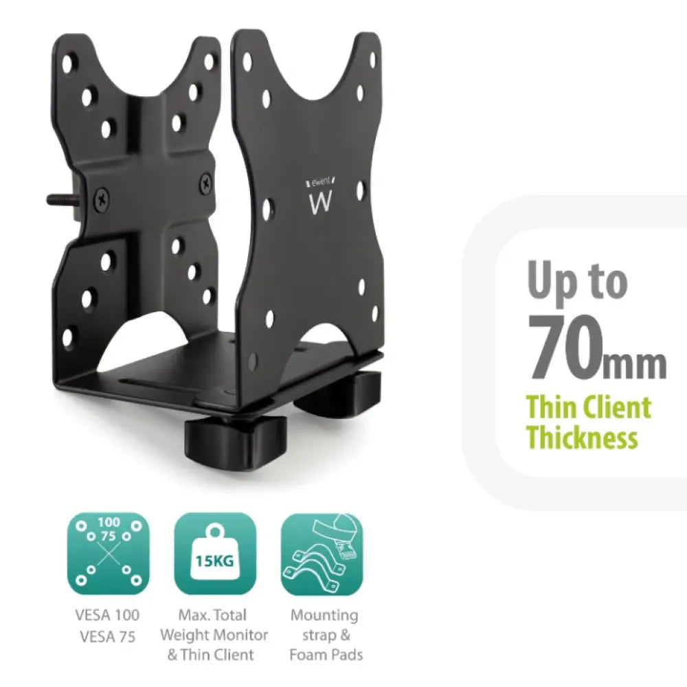 Ewent EW1517 soporte y montura para estación de trabajo/PC todo en uno 5 kg Negro - detalle
