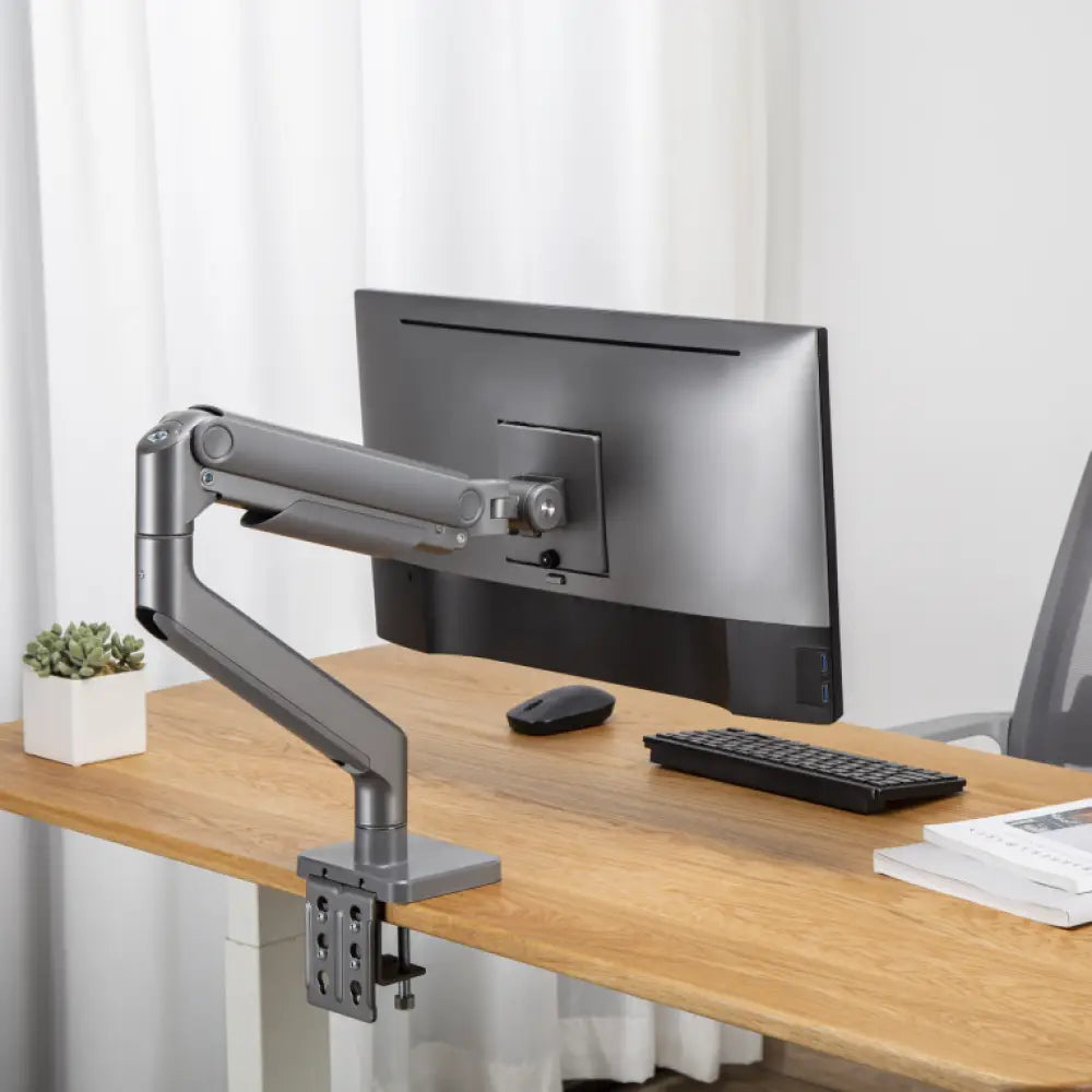 Ewent EW1529 soporte para monitor 124.5 cm (49") Plata Escritorio - detalle