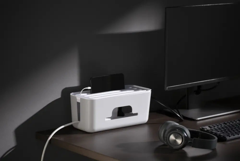 Ewent EW1569 organizador de cables Universal Caja de cables Blanco 1 pieza(s) - detalle