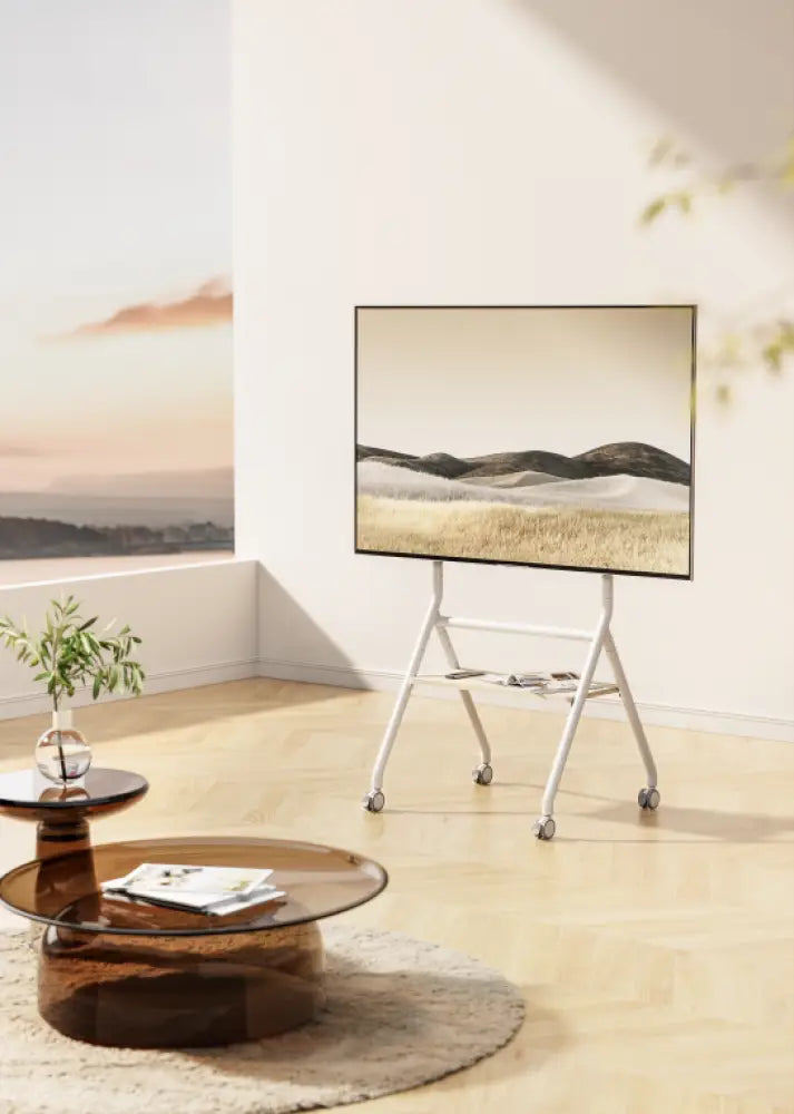 Ewent EW1582 soporte para TV 2.18 m (86") Blanco. Madera - detalle