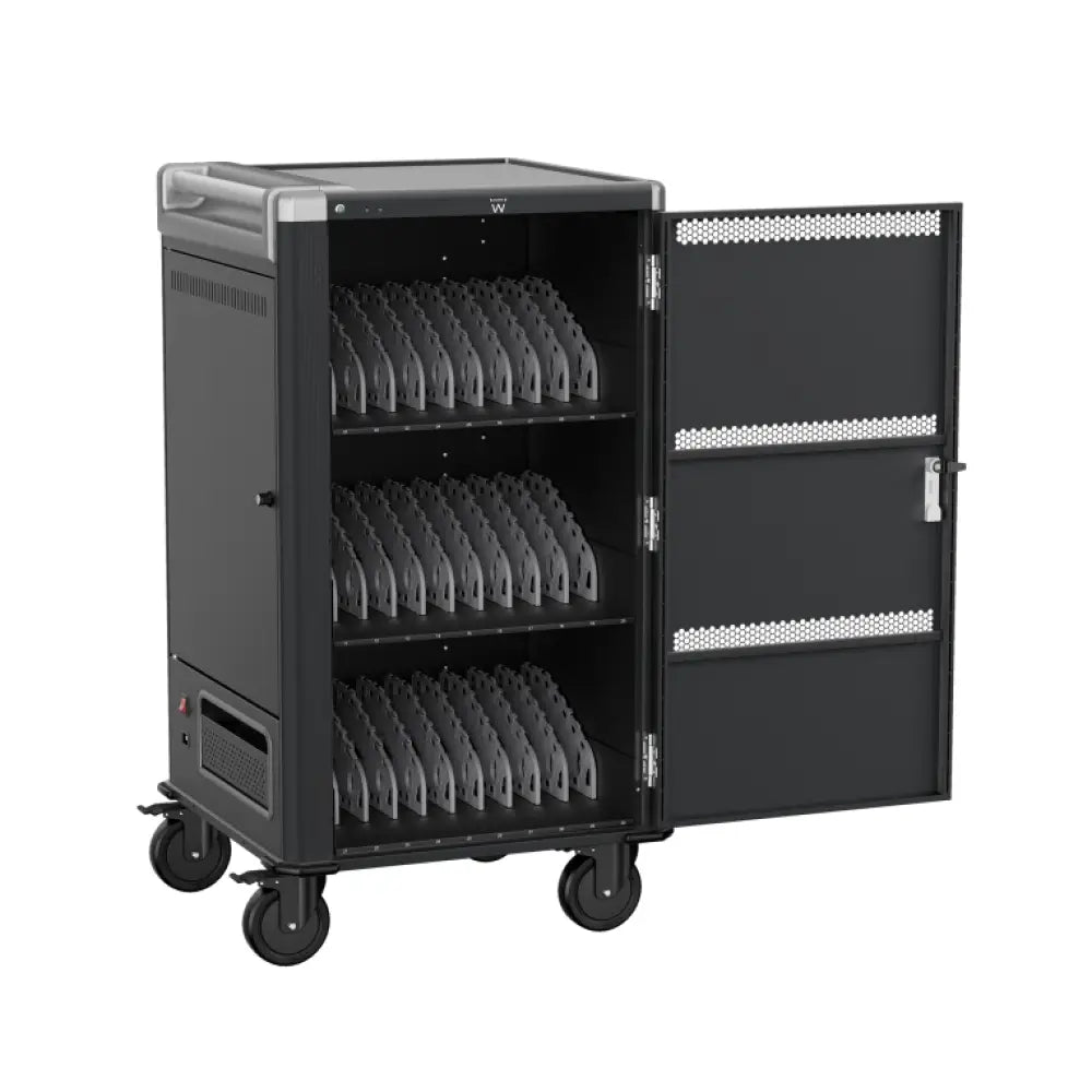 Ewent EW1700 carrito y armario de dispositivo portátil Carro de gestión y carga para dispositivos portátiles Negro. Gris