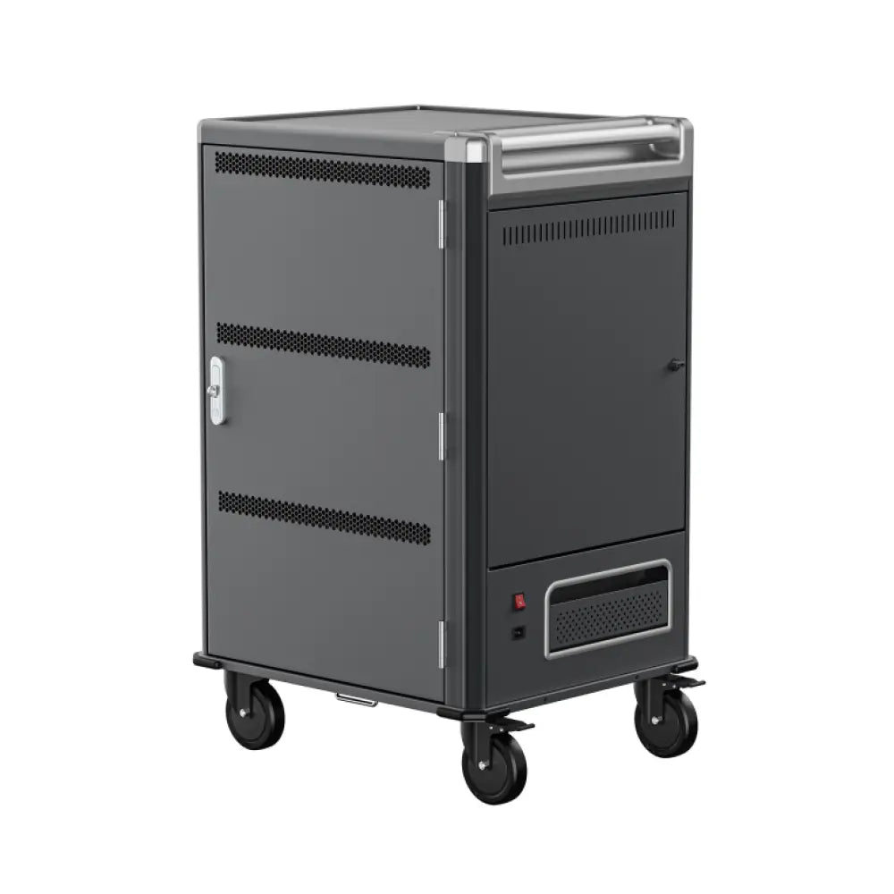 Ewent EW1701 carrito y armario de dispositivo portátil Armario de gestión y carga para dispositivos portátiles Negro. Gris - detalle