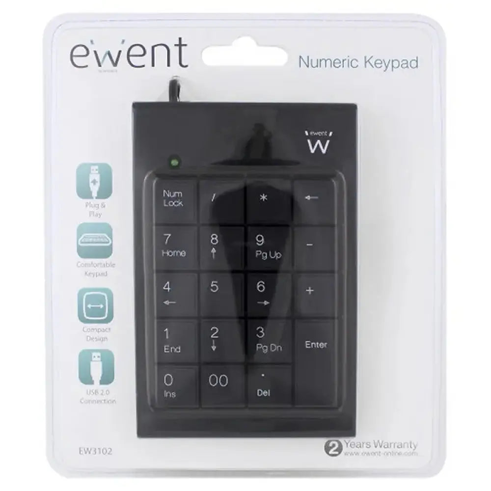EWENT EW3102 Teclado Númerico Usb - detalle