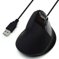 Ratón EWENT EW3157 de mano derecha, USB tipo A, óptico y 1800 DPI, muestra botones y diseño ergonómico.