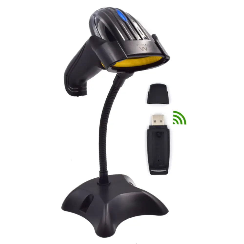 Ewent EW3430 lector de código de barras Lector de códigos de barras portátil 1D LED Negro - detalle