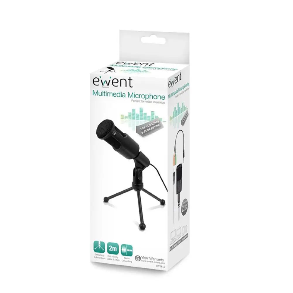 Ewent EW3552 Micrófono Multimedia Cancelación Ruid - detalle