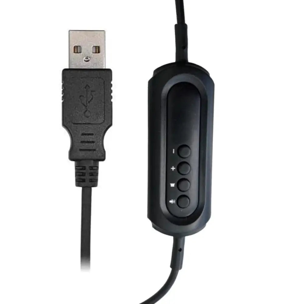 EWENT EW3568 Auricular USB+micrófono cable  2,1m - detalle
