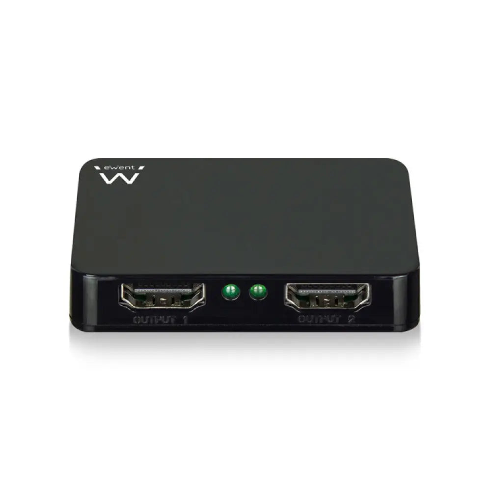 Divisor de vídeo HDMI EWENT EW3720 con 2 puertos HDMI para dividir señal de video en pantalla dual.
