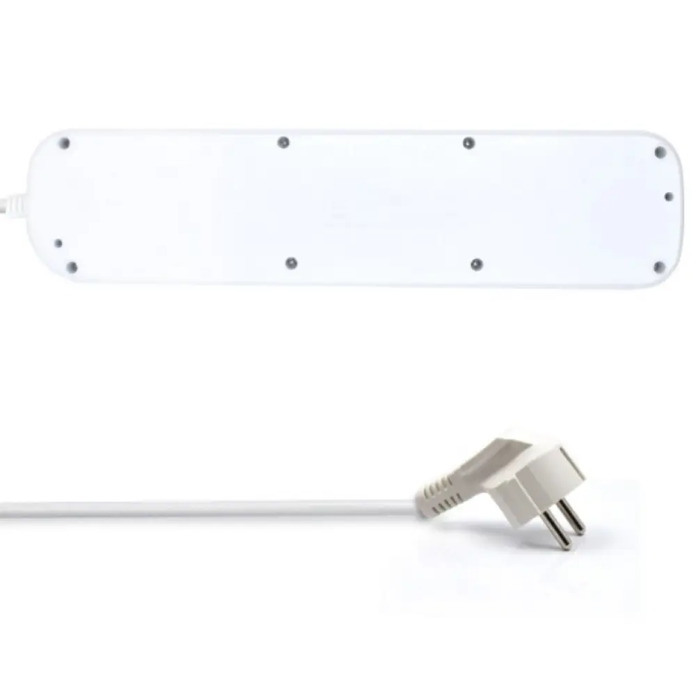 Ewent EW3932-3M limitador de tensión Blanco 6 salidas AC - detalle