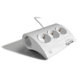 Ewent EW3935 base múltiple 1.5 m 5 salidas AC Interior Blanco