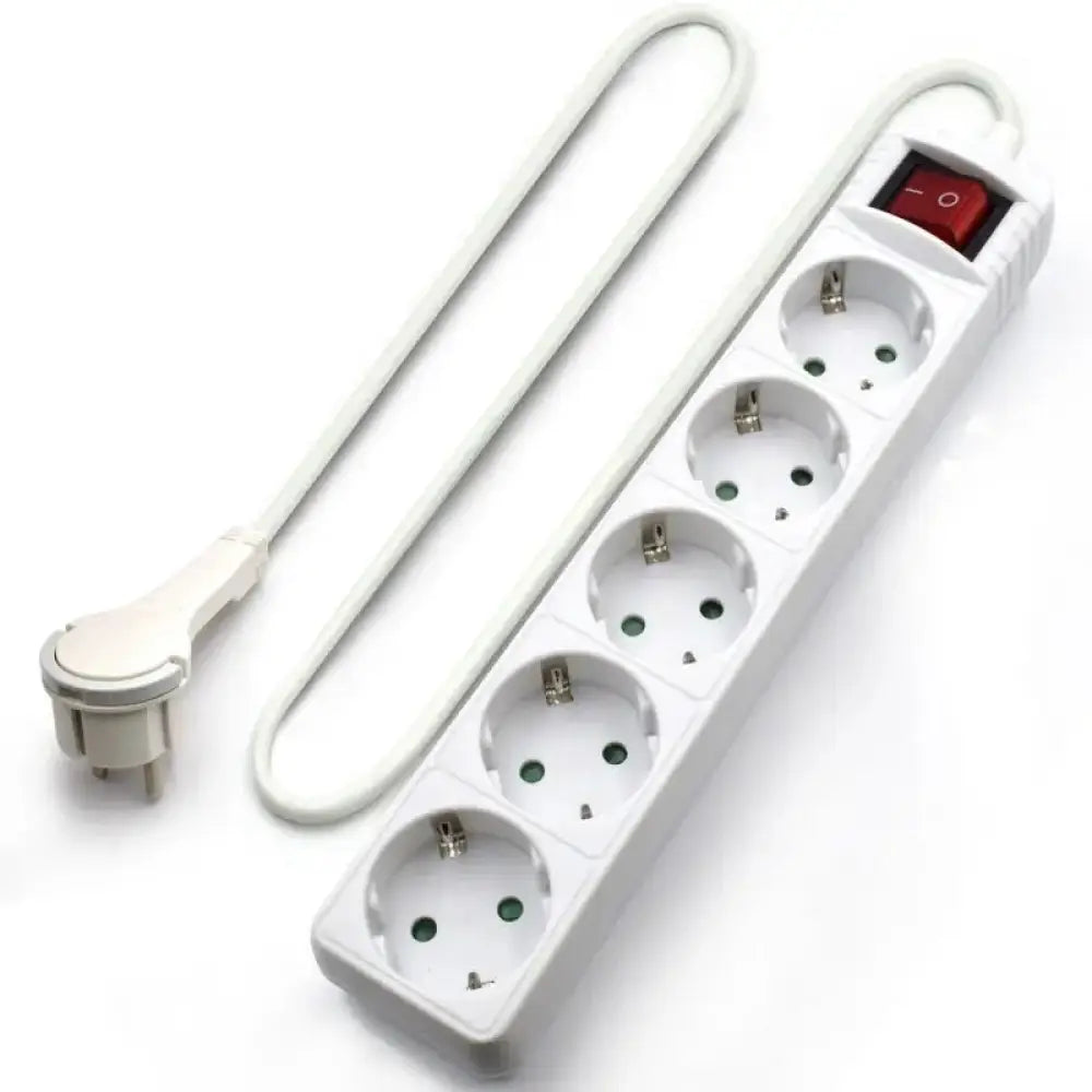 EWENT EW3955  Regleta 5 Tomas / 1 interruptor 1.5m - detalle