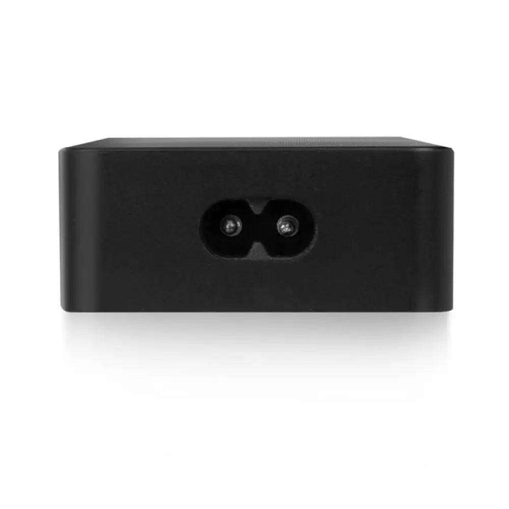 Adaptador e inversor de corriente EWENT EW3980 de 65W, negro, para uso interior en cargadores y dispositivos electrónicos.