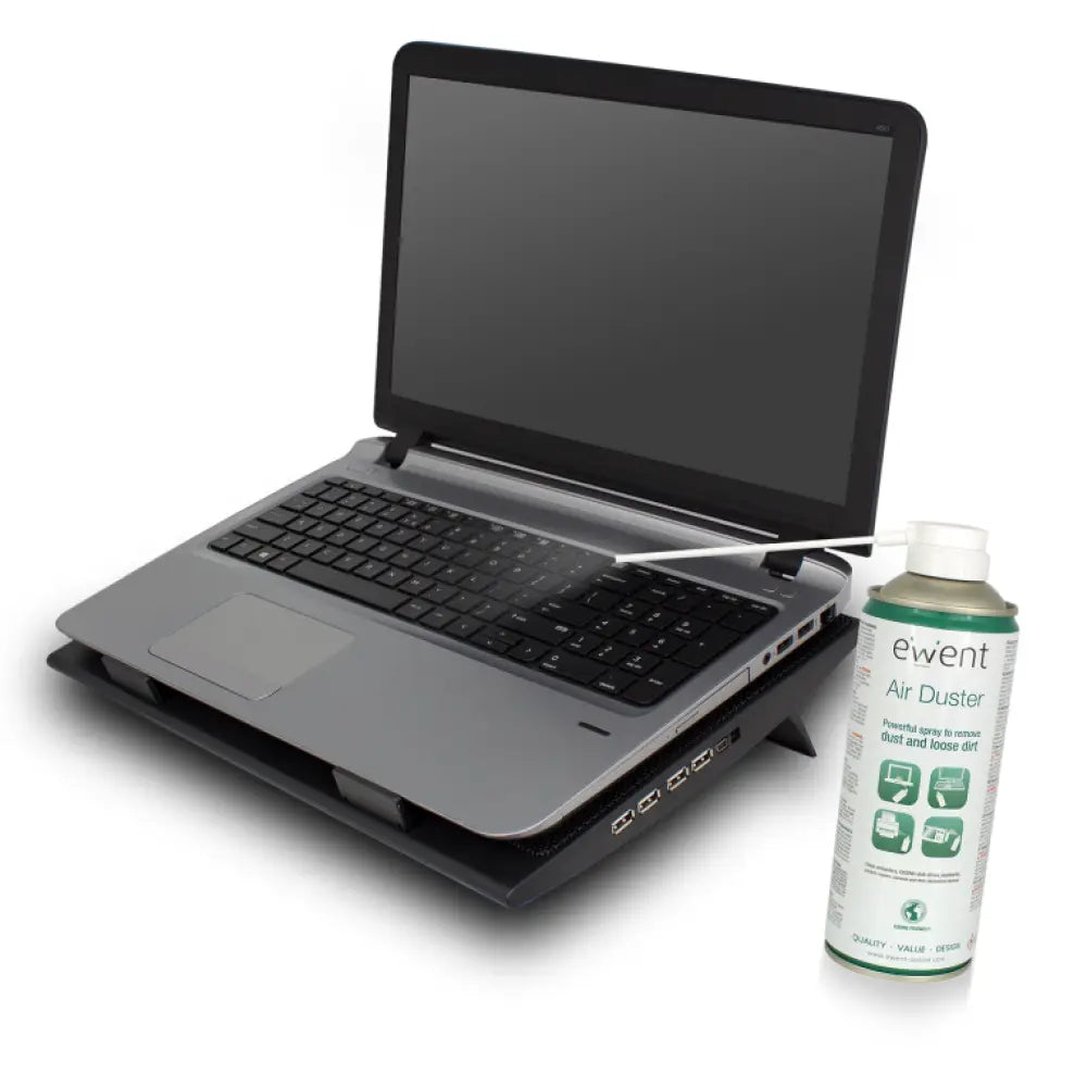 Ewent EW5601 kit de limpieza para computadora Lugares difíciles de alcanzar Limpiador de aire comprimido para limpieza de equipos 400 ml - detalle
