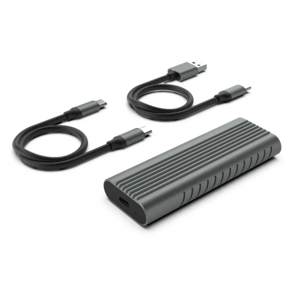 Ewent EW7025 caja para disco duro externo Caja externa para unidad de estado sólido (SSD) Gris M.2 - detalle