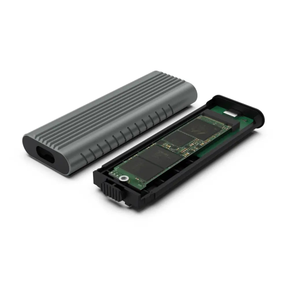Ewent EW7025 caja para disco duro externo Caja externa para unidad de estado sólido (SSD) Gris M.2 - detalle