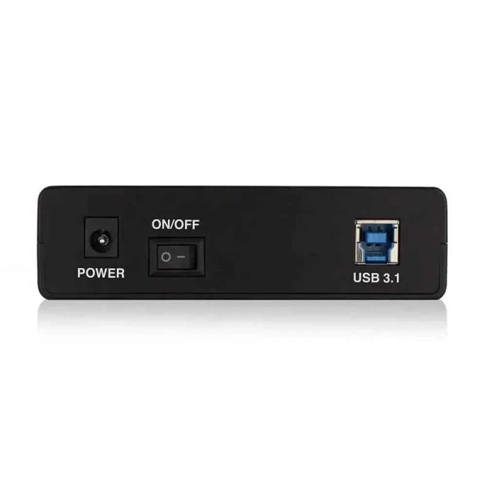 Caja externa Ewent EW7056 para disco duro 3.5" SATA a USB 3.0, con diseño compacto y conexión rápida.