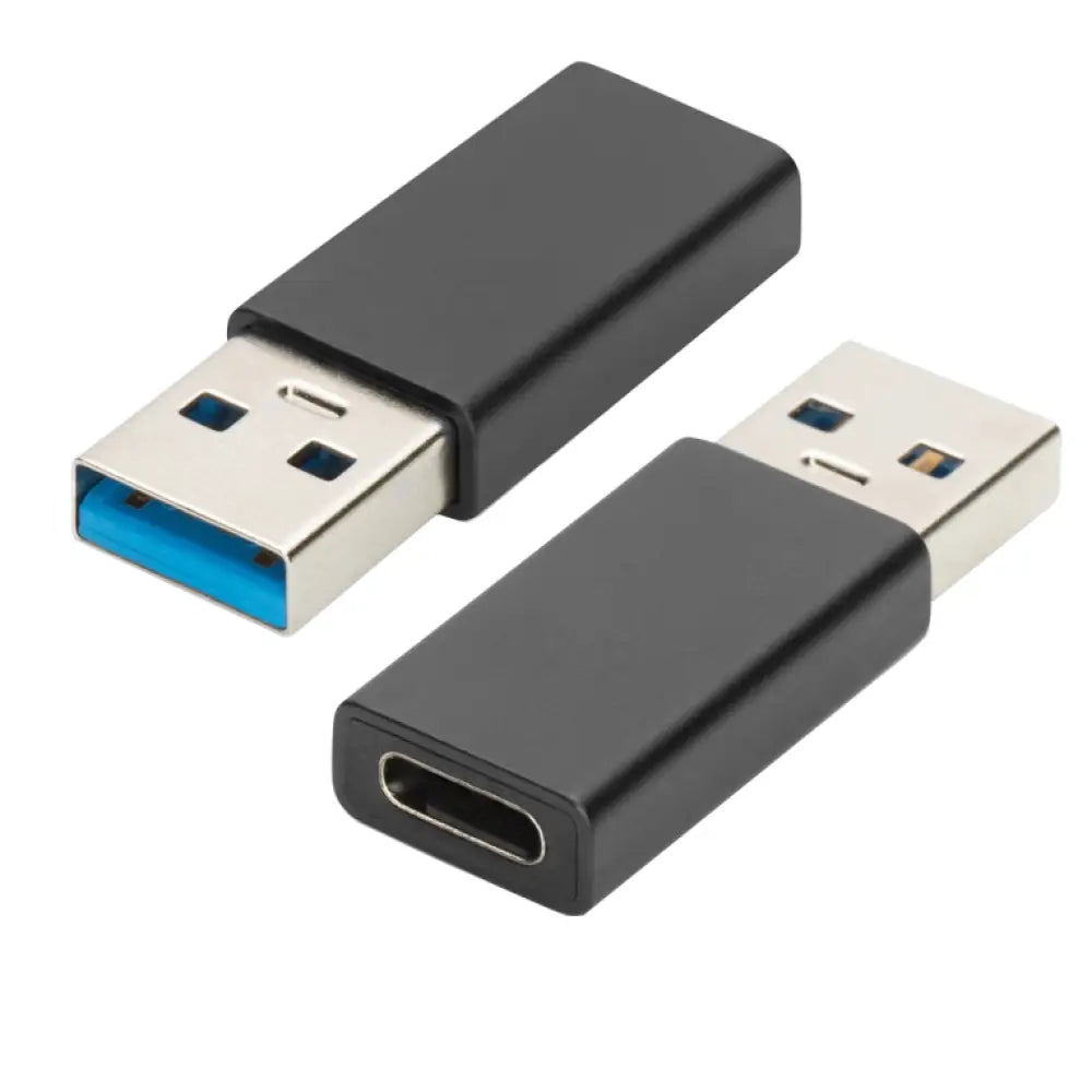 Ewent EW9650 cambiador de género para cable USB Type-A USB Type-C Negro - detalle