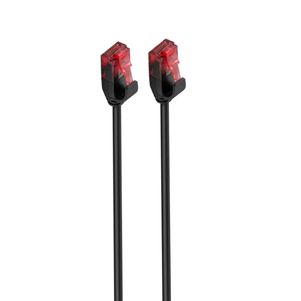 Cable de red Ethernet EWENT IM1046 negro, 2 metros, Cat6 U/UTP, cable de red para conexión de red estable y rápida.
